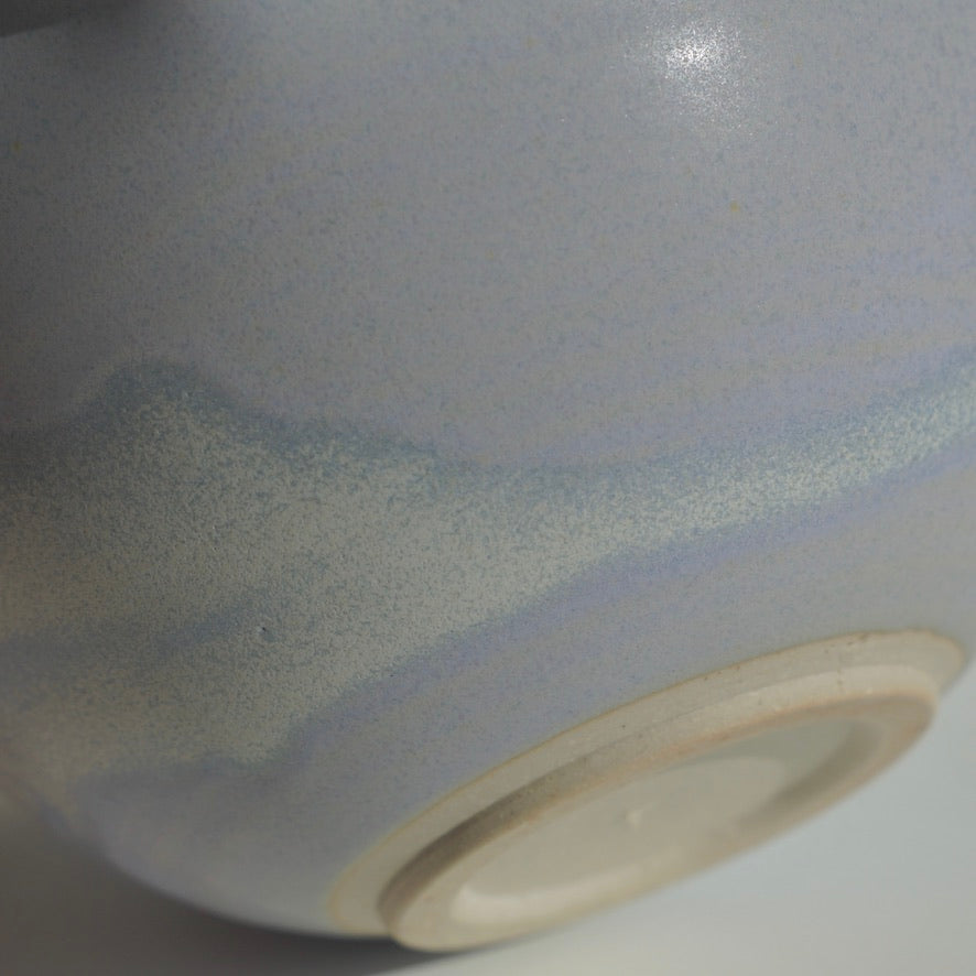 Wavy Matcha Bowl, Taro swirl