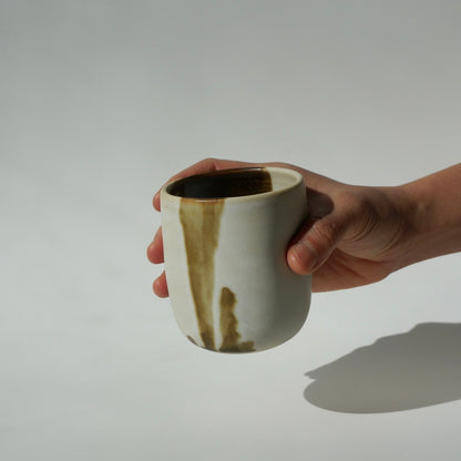 Small dimple cup, Amber