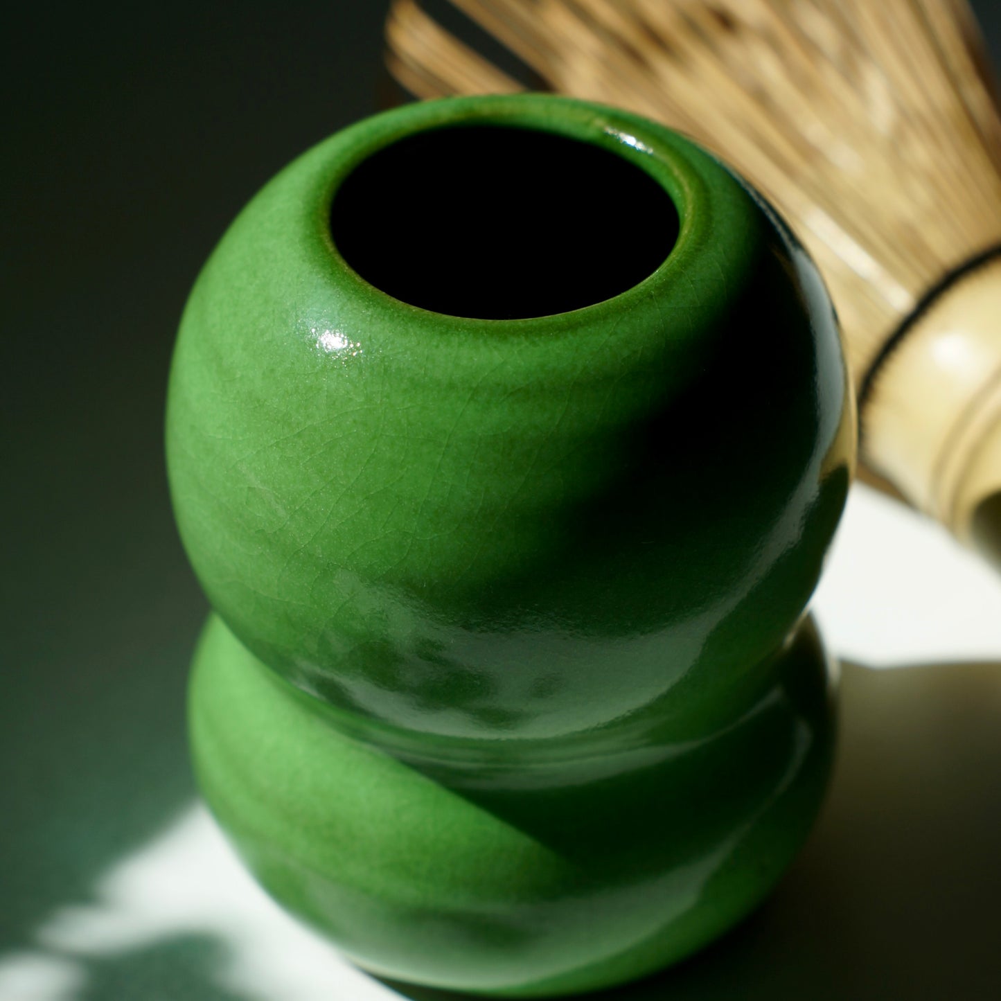 Round whisk holder, Usucha
