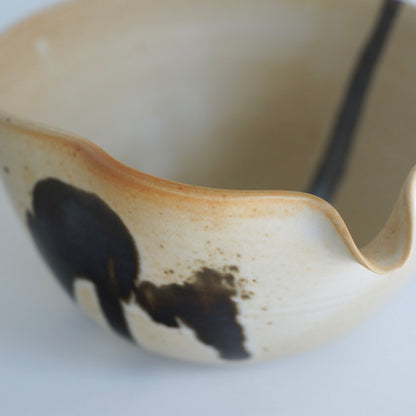 Wavy Matcha Bowl, Onyx