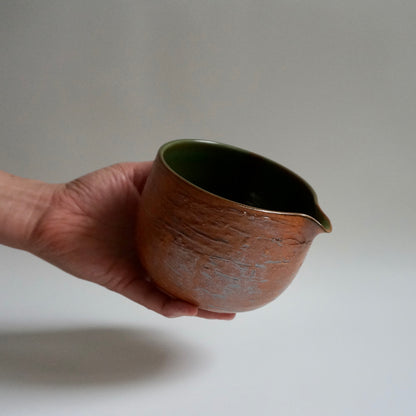 Matcha Bowl, Copper emerald