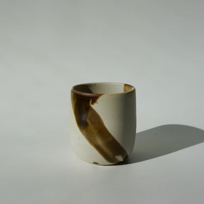 Small dimple cup, Amber
