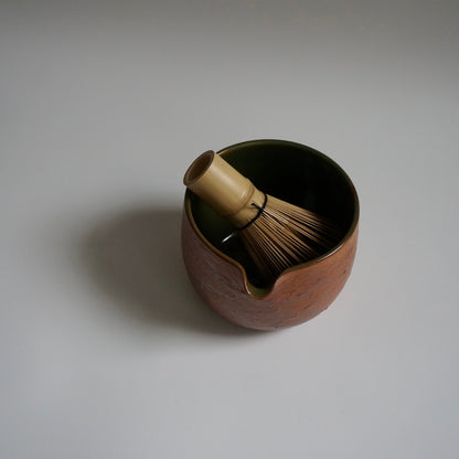 Matcha Bowl, Copper emerald