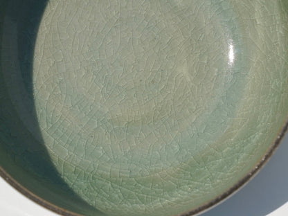 SECONDS Low bowl, Celadon