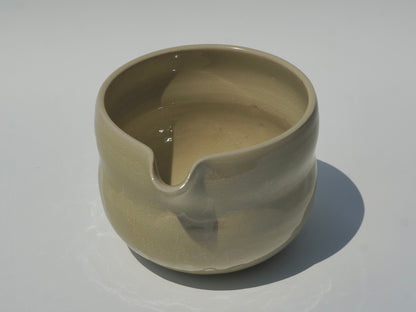 SECONDS, Bubble matcha bowl, Mottled yellow