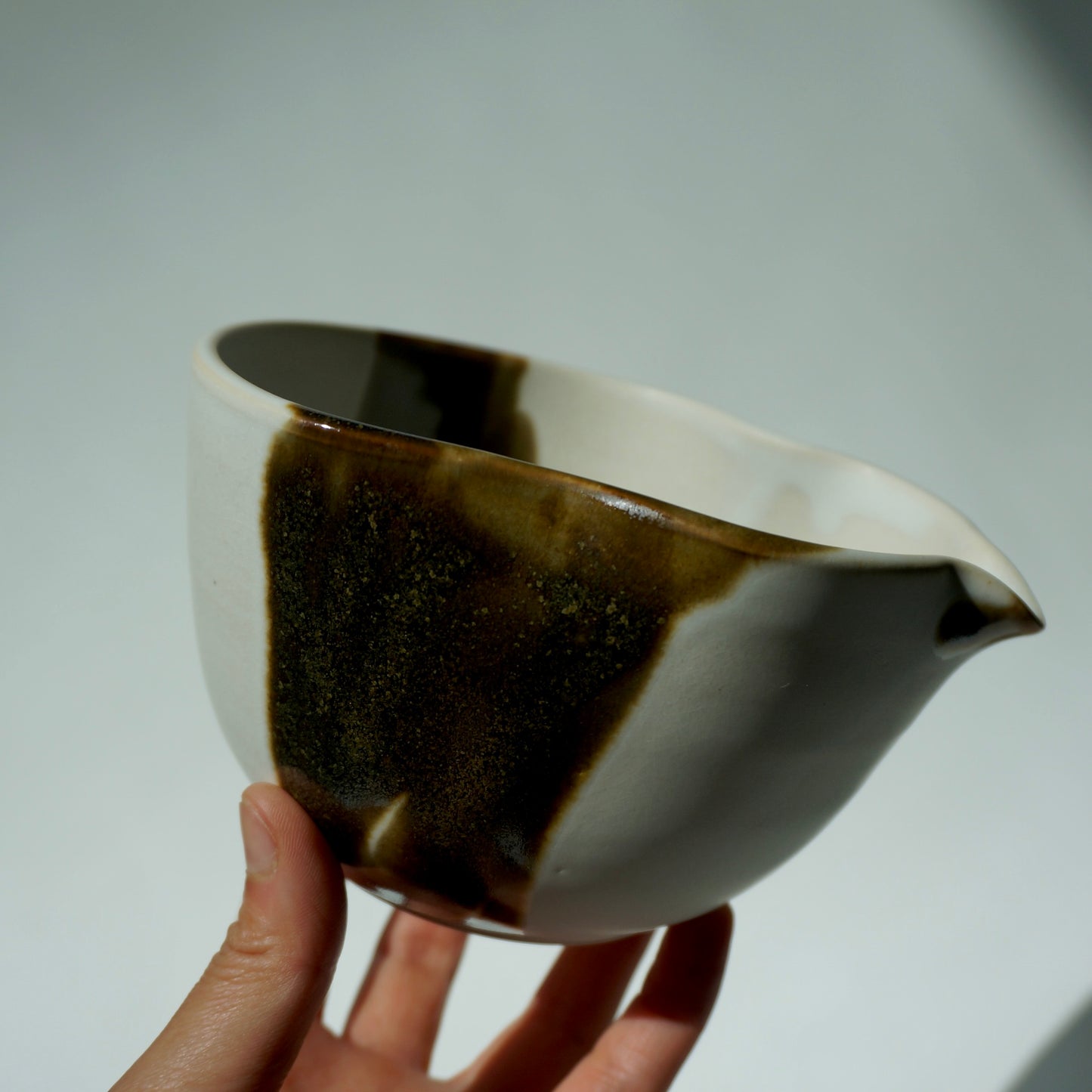 Wavy Matcha Bowl, Amber