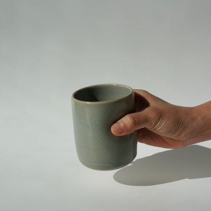 Dimple cup, Celadon