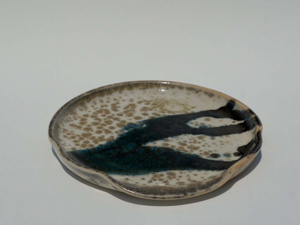 Wavy spoon rest, Shino 03