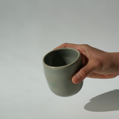 Small dimple cup, celadon