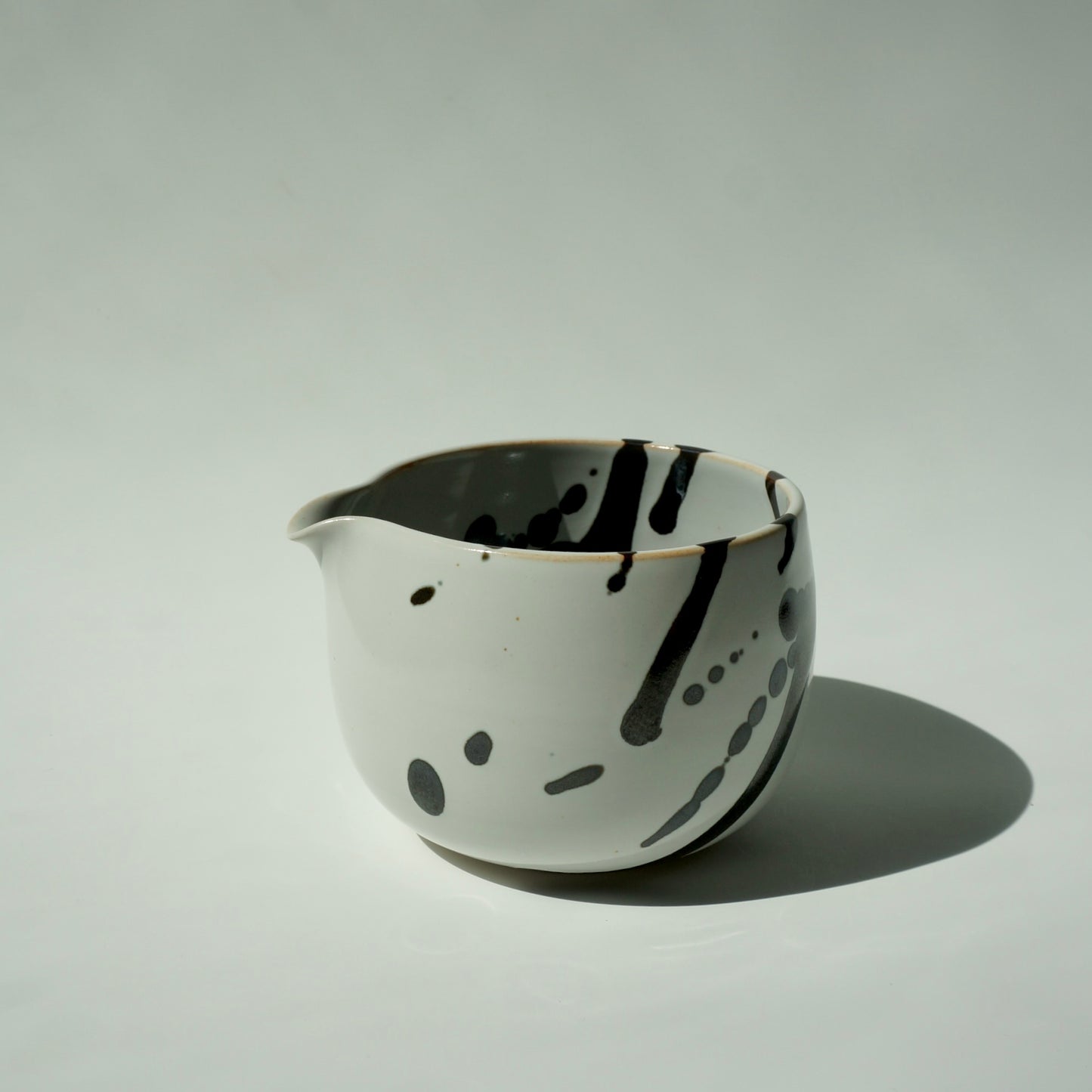 Matcha Bowl, Gloss white/onyx