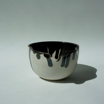 Wavy Matcha Bowl, Onyx melt