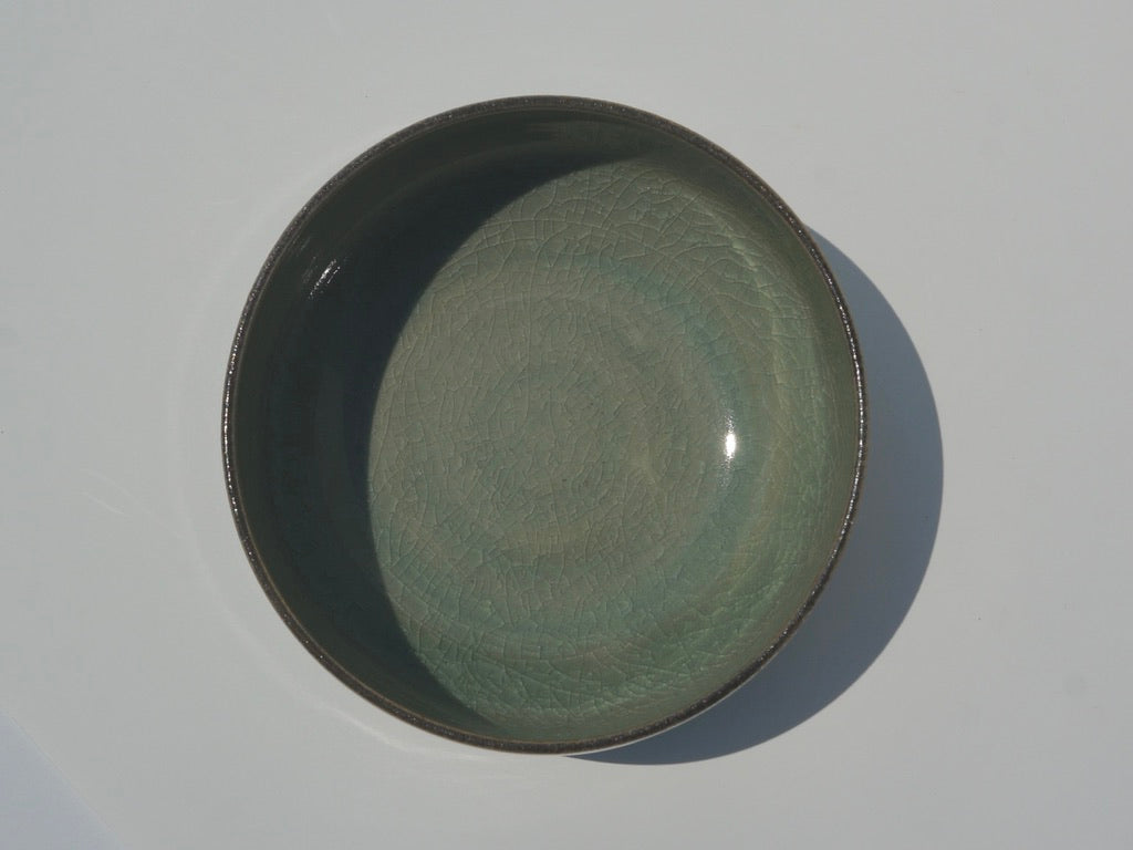 SECONDS Low bowl, Celadon