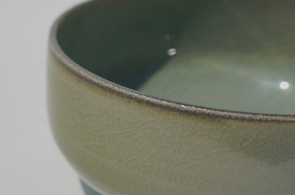 SECONDS Low bowl, Celadon