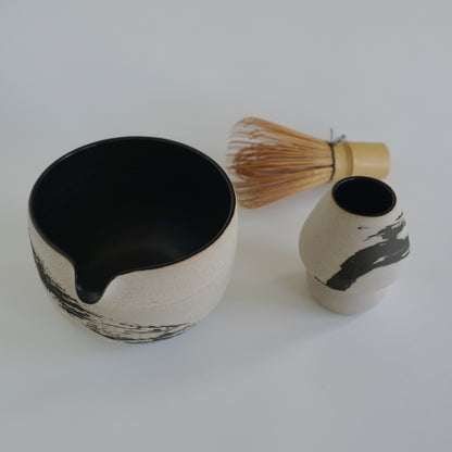 Matcha whisk holder, Hakeme satin black