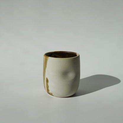 Small dimple cup, Amber