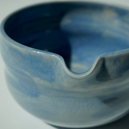 Bubble Matcha Bowl, Blue cloud