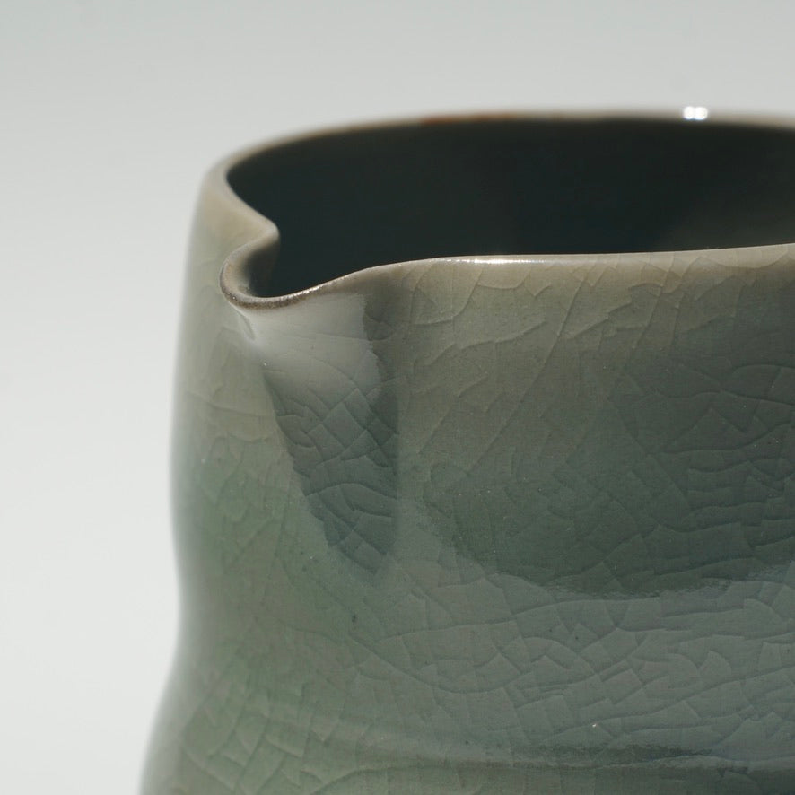 Bubble pitcher, celadon